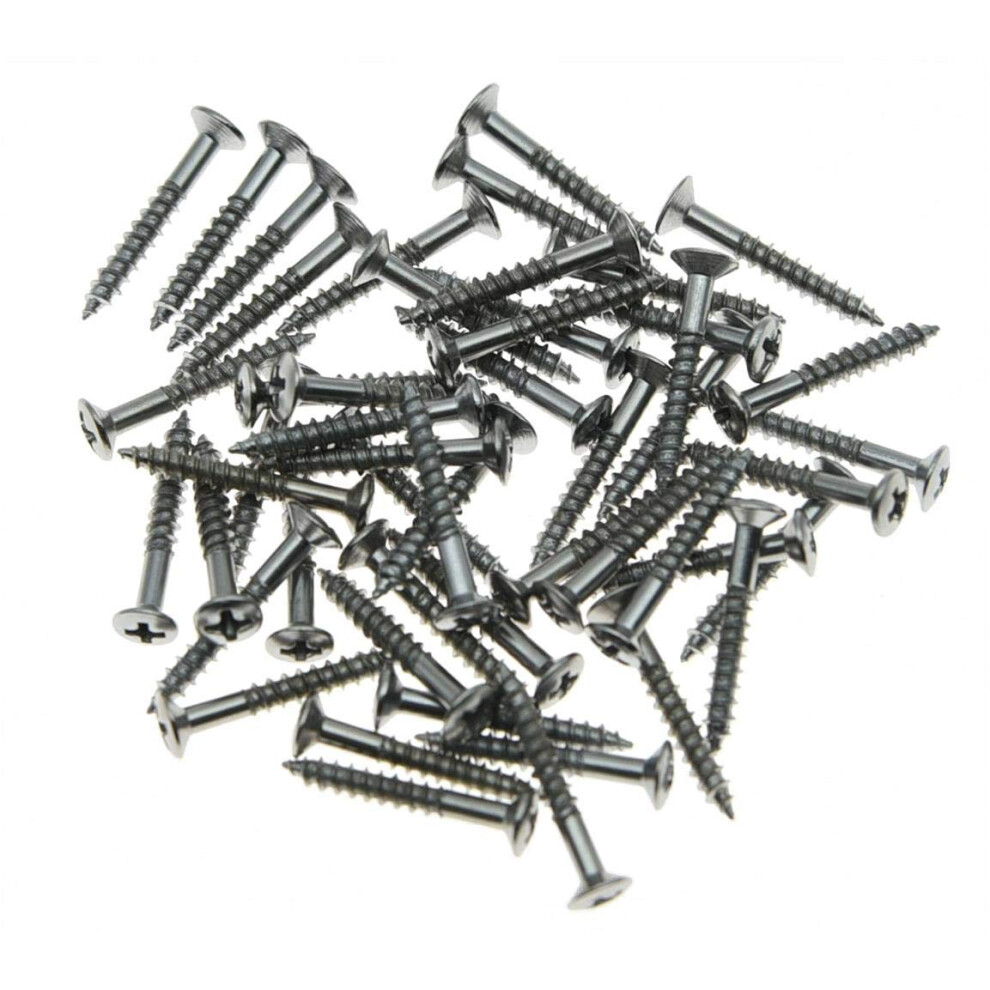 Kaish Pack Of 50 Guitar Humbucker Pickup Ring Mounting Screws Pickup Frame S