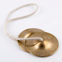 SHYAMVUN Bronze Manjeera Hand Cymbals 3.5 Inch – Hand Hammered Indian