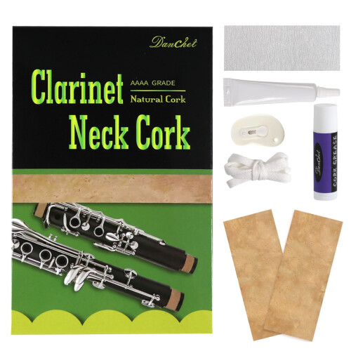 Danchet Clarinet Cork Replacement Kit, Includes Clarinet Cork, Glue, C