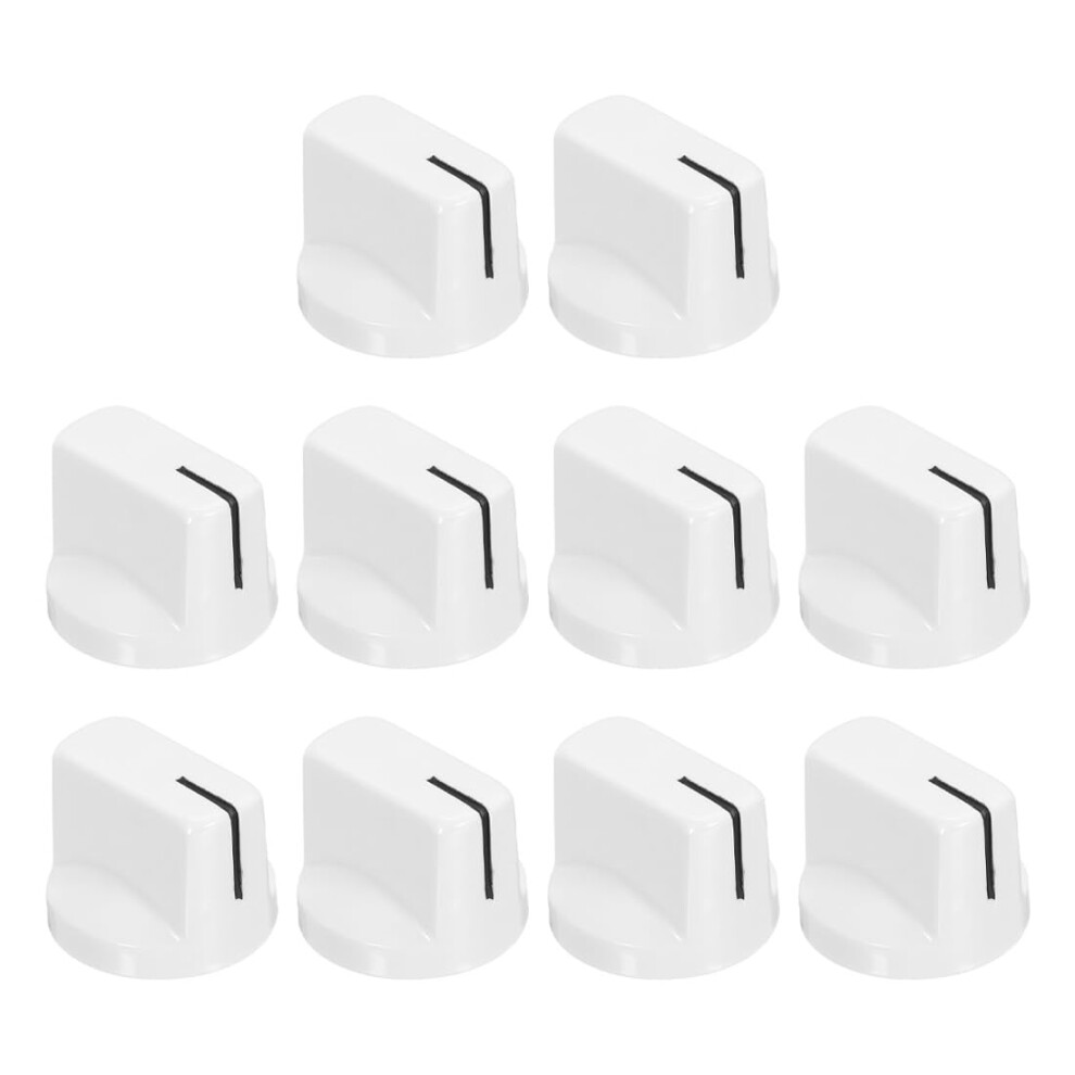 Sourcing Map 10Pcs 6.4Mm Shaft Hole Guitar Ampere Effect Pedal Knobs P