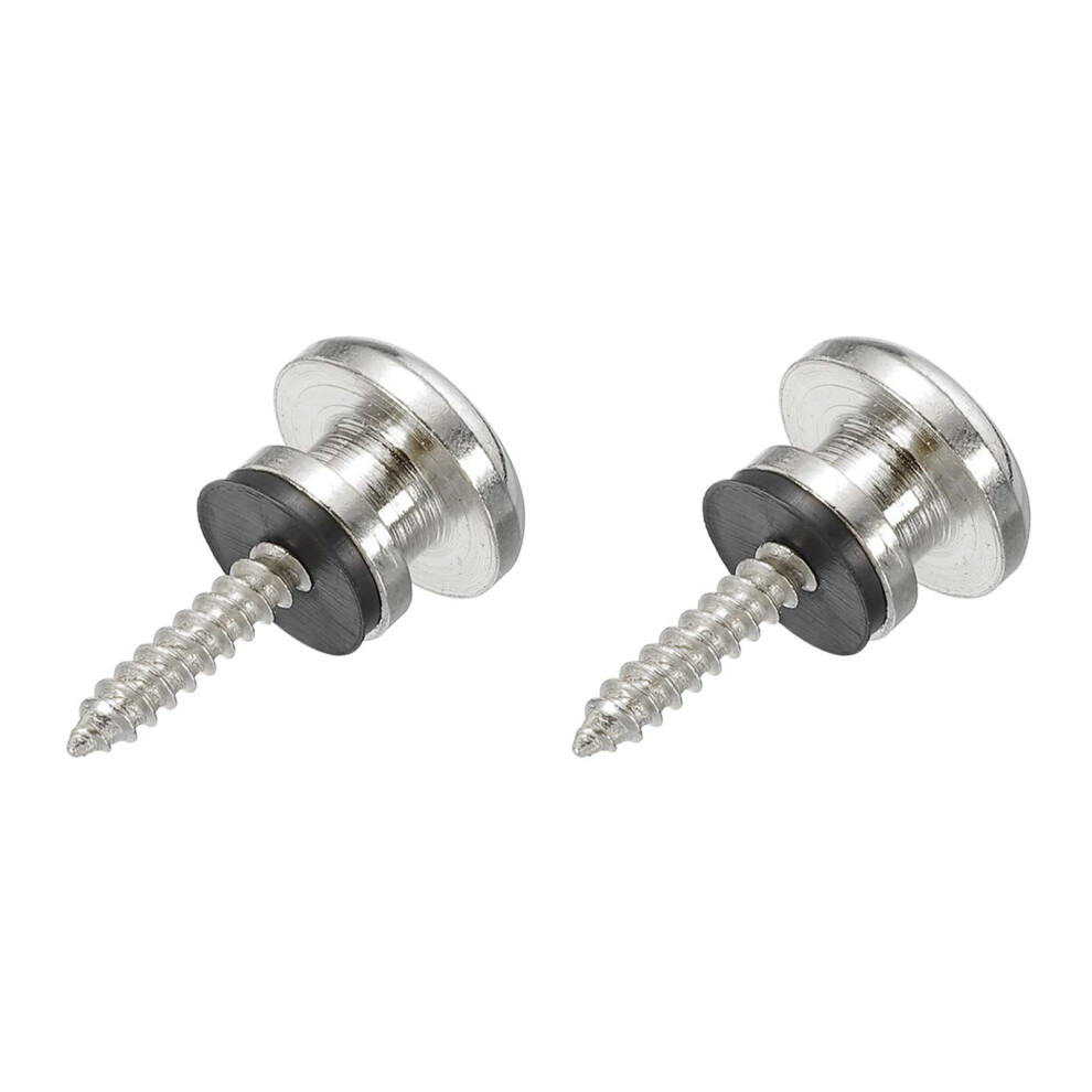 Sourcing Map Guitar Strap Button Buckle Lock Metal Small End Pins Sets