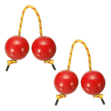 YELARXI Rhythm African Shaker Kashaka Shaker Ball Kashaka Hand Percussion Instruments with Yellow Rope, Fit for Adults Wedding Party Musical Class Sh