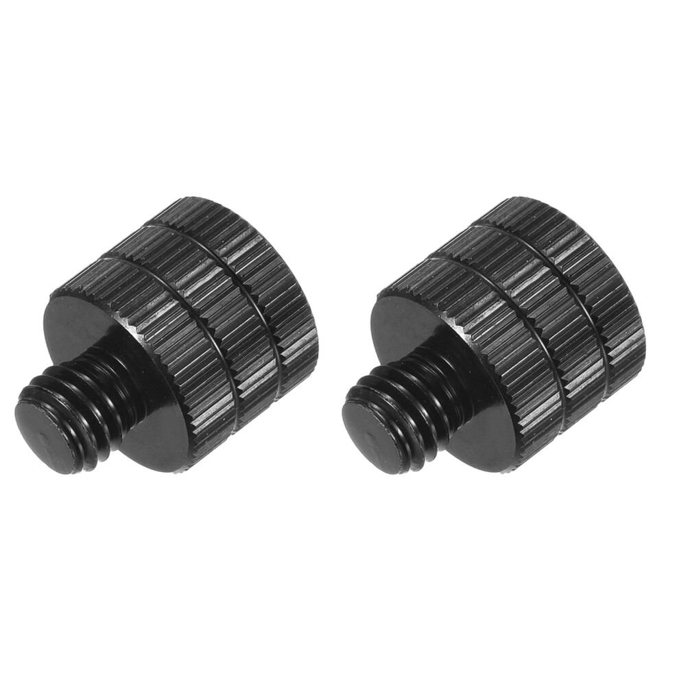 Sourcing Map 2Pcs Mic Stand Adapter 1/4 Female To M8 Male Screw Thread