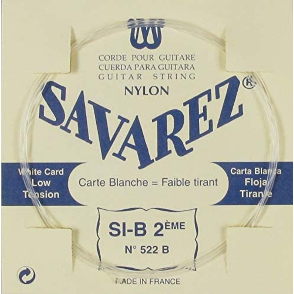 Savarez Classic Guitar String - Traditional Concert 522B H/B2 Low, Fit
