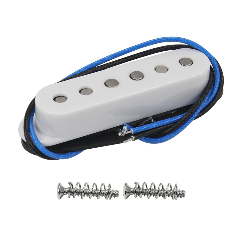 Fleor Vintage Tone Alnico 5 Staggered Single Coil Middle Pickup For St