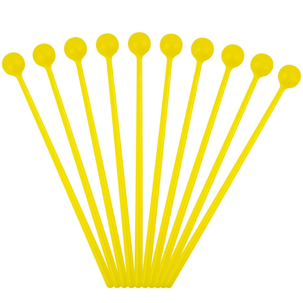 Auear , 10 Pack Plastic Bell Mallets Solid Drum Percussion Sticks Hamme