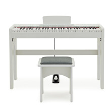 Keynote Junior Digital Piano & Stool, White