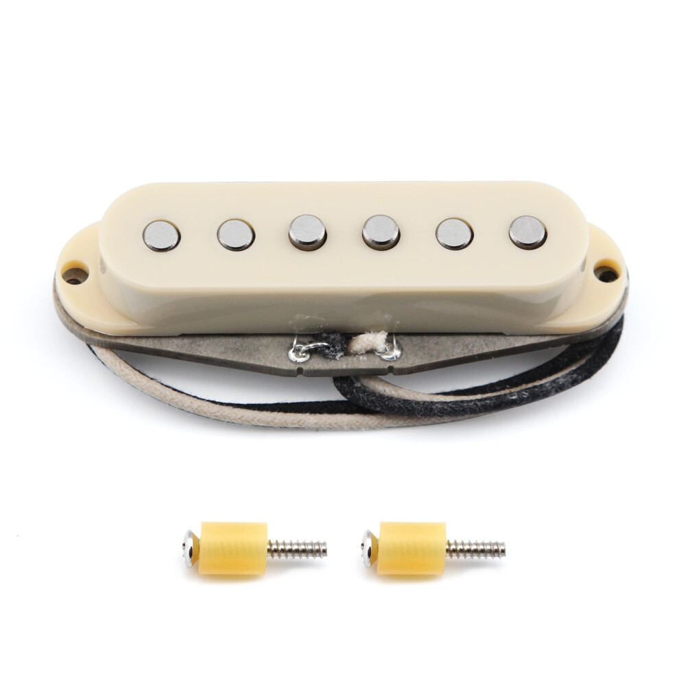 Fleor Vintage Alnico 5 Handwound Sss Single Coil Neck Pickup For St El