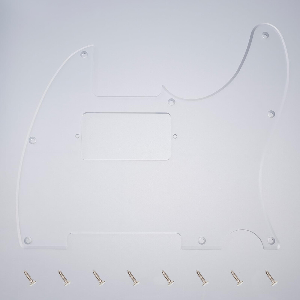 Banworks Tele Hs/Hh Pickguard 1 Ply 8-Hole Electric Guitar Pickguard S