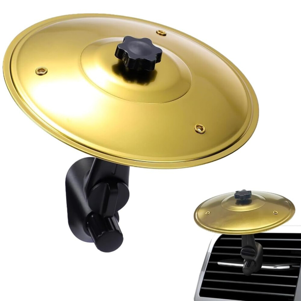 Homelytic Car Cymbal Air Vent Decoration, Miniature Drum Cymbal For Dashboard, G