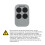 433.92mhz Rolling Code Remote Control for Automatic Swing Sliding Gate Opener Wireless Remote Long Distance Reception 3
