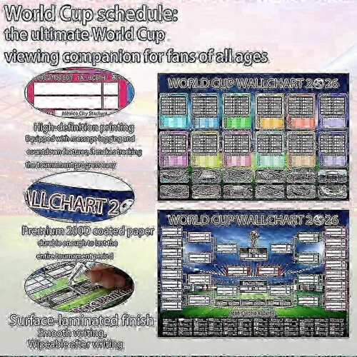 2026 World Cup Schedule Postersk 2