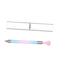 Blue Rhinestone Applicator Tool for Intricate Nail Designs