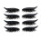 Black Glitter Wispy Cat Eye False Eyelashes, Dramatic Festival Pack 2025 1