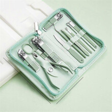 12-teiliges Nagelknipser-Set aus Edelstahl – Maniküre- und Pediküre-Set – Präzisions-Pflegewerkzeuge