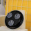 Black 20x Magnifying Makeup Mirror with 3 Suction Cups, 1pc 1