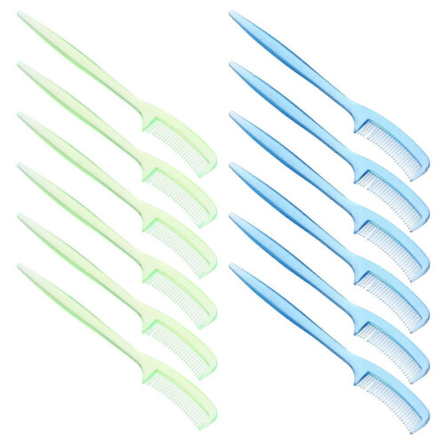 Lash Brow Comb 100Pcs Plastic Assorted Colors Makeup Eyelash Comb