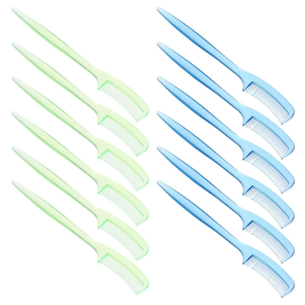 Lash Brow Comb 100Pcs Plastic Assorted Colors Makeup Eyelash Comb