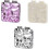 2026 3PCS Wave Bright Compact Square Travel Makeup Mirror 1