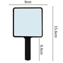 Miroir Ă main blanc pour salon de coiffure, miroir portatif 2025