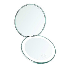 26-27 Portable LED Makeup Mirror, Foldable Lightweight Thin Design
