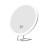 White 30x LED Magnifying Mirror, Portable Foldable Travel Makeup Mirror with Stand 1