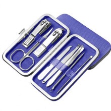 Professionelles 19-teiliges Nagelknipser-Set aus Edelstahl, Maniküre- und Pediküre-Set für unterwegs