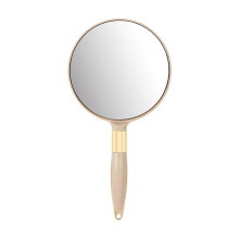 APTPortable Retro Vanity Mirror, Clear Glass & Comfortable Handle for Beauty Travel