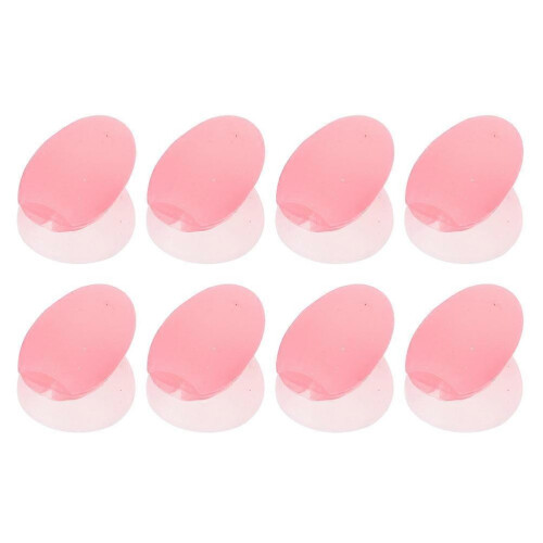 8Pcs Silicone Lip Brush Covers Protector Caps for Makeup