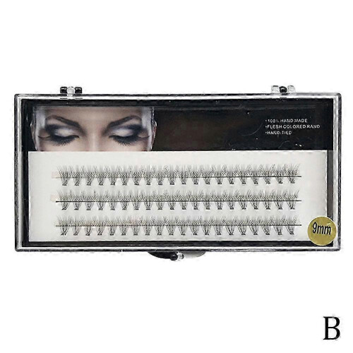 9mm Hot Melt False Eyelashes with 3-Row Segmented Curlers 25-26