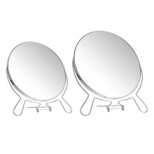 Miroir de maquillage double face, miroir créatif double face pour la maison, lot de 2