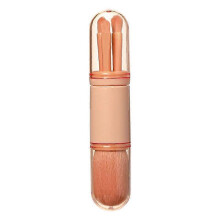 Ensemble de pinceaux de maquillage télescopiques de voyage 4 en 1 - Ombre à paupières et poudre libre