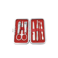 Kit de soin des ongles comprenant un ensemble de coupe-ongles en acier inoxydable et un étui pour manucure et pédicure