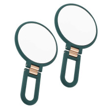 Double Sided Handheld Makeup Mirror 2Pcs, 15X Magnification