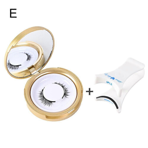 CY08 One Size Dual Magnetic False Eyelashes, Reusable with Applicator, No Glue