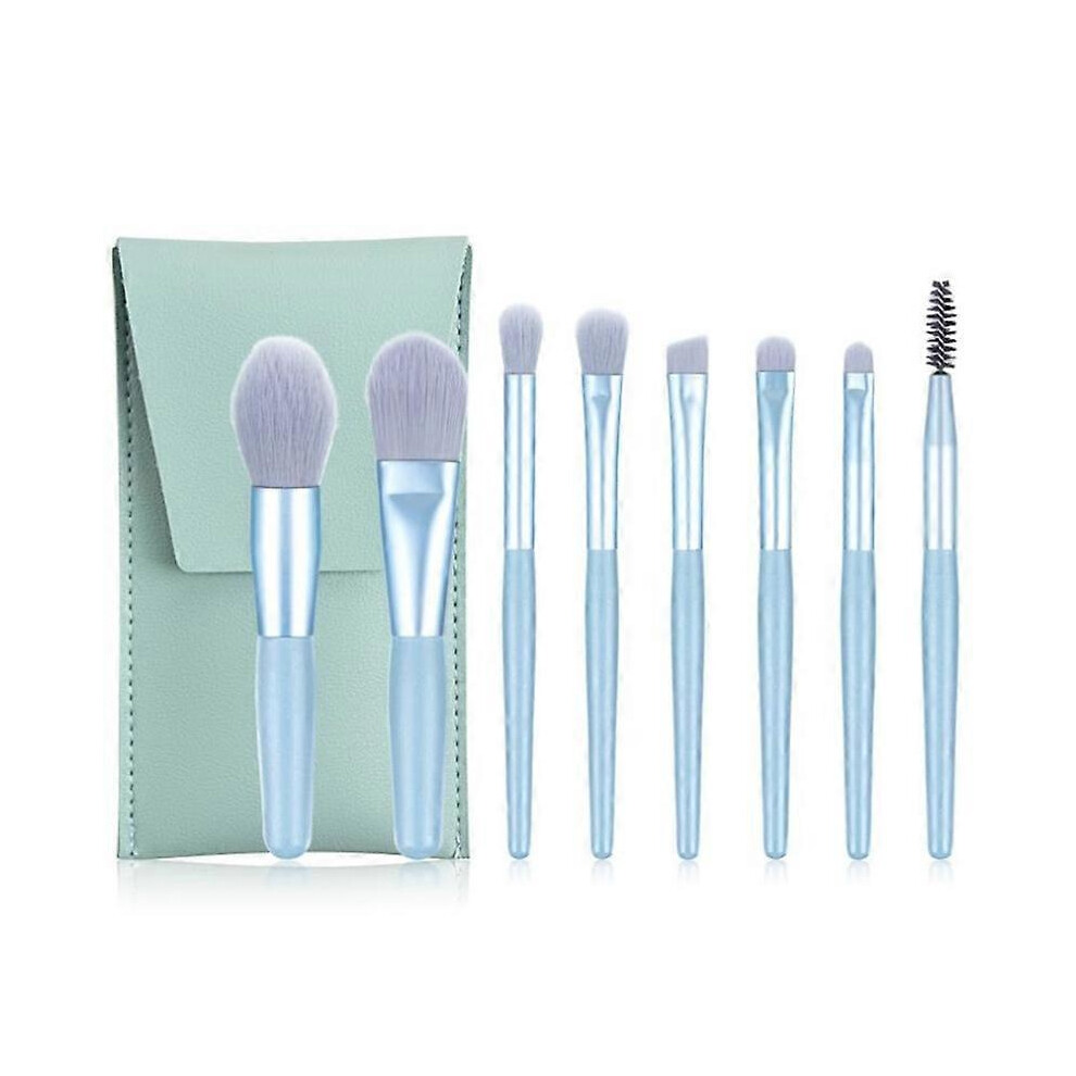 8Pcs Synthetic Makeup Brush Set for Foundation, Powder, Concealers, Eye Shadows & Blush