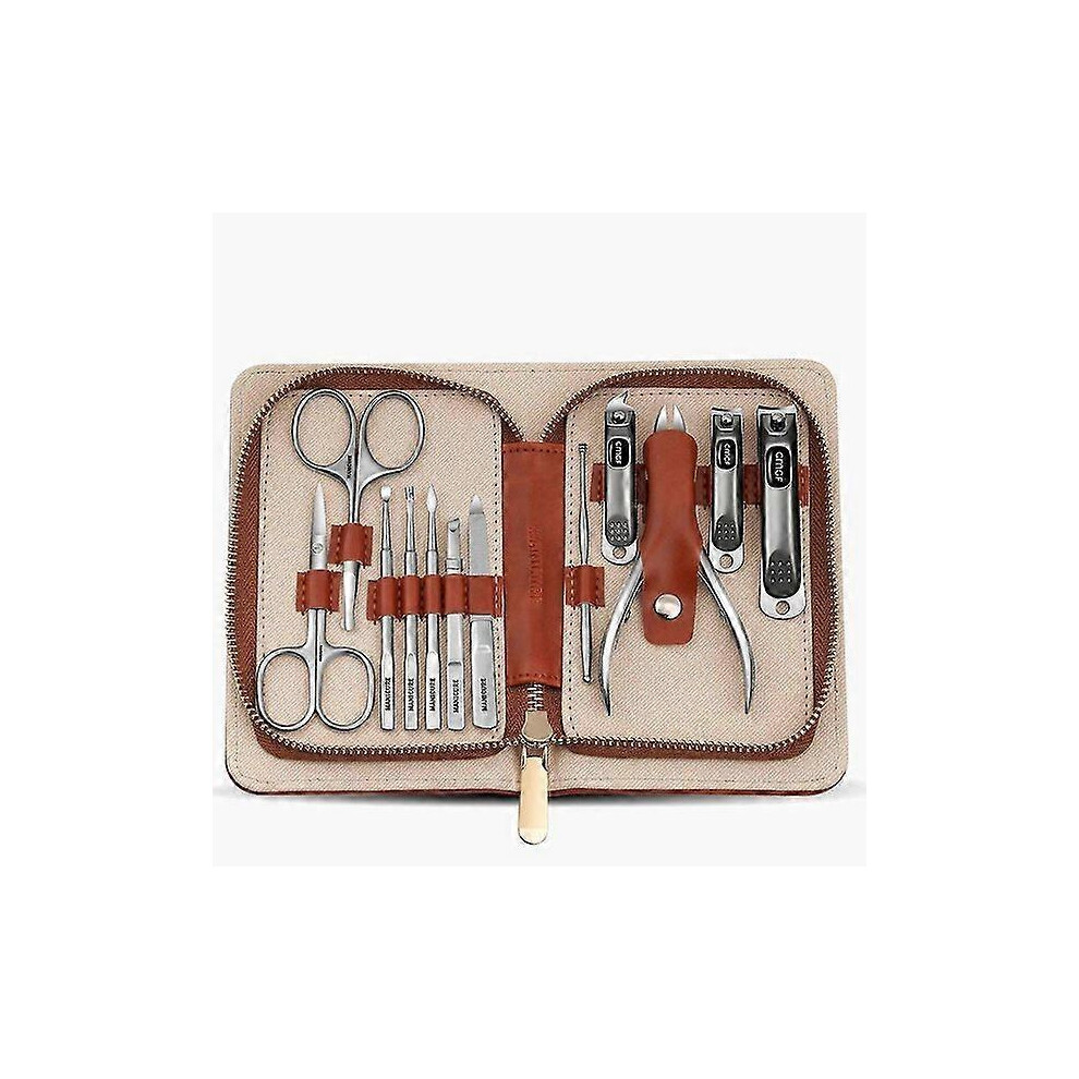 Stainless Steel Portable Nail Clipper Set for Travel & Home Use