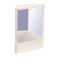 Miroir non réversible WhiteS, miroir de maquillage de précision à image réelle