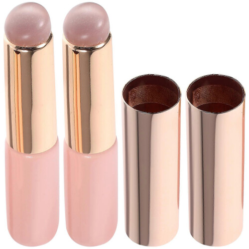 Silicone Lip Brush 2Pcs, Portable Blending Concealer Applicator for Lipstick