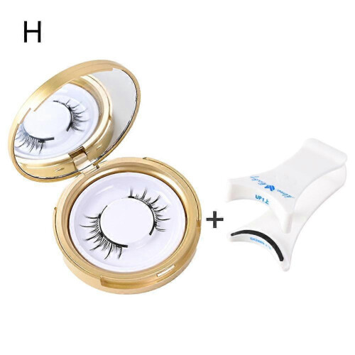 CY27 One Size Dual Magnetic Eyelashes, Reusable with Applicator, No Glue