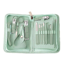 D16 Nagelknipser-Set für Damen und Herren, Zehen- und Fingernagelknipser, Maniküre- und Pediküre-Reiseset