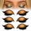 Gold Adjustable Eyelash Stickers Quick Eye Makeup Combo Reusable False Eyelashes for Beginners 1