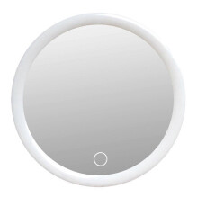 10X Magnifying Mirror with LED Light, Compact Magnified Mirror