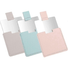Lot de 3 mini miroirs de maquillage de voyage portables