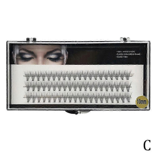 10mm Hot Melt False Eyelashes, 3-Row Segmented Curlers, 25-26