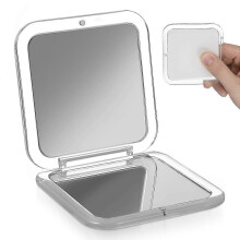 Folding Travel Mirror 15x Magnification Compact