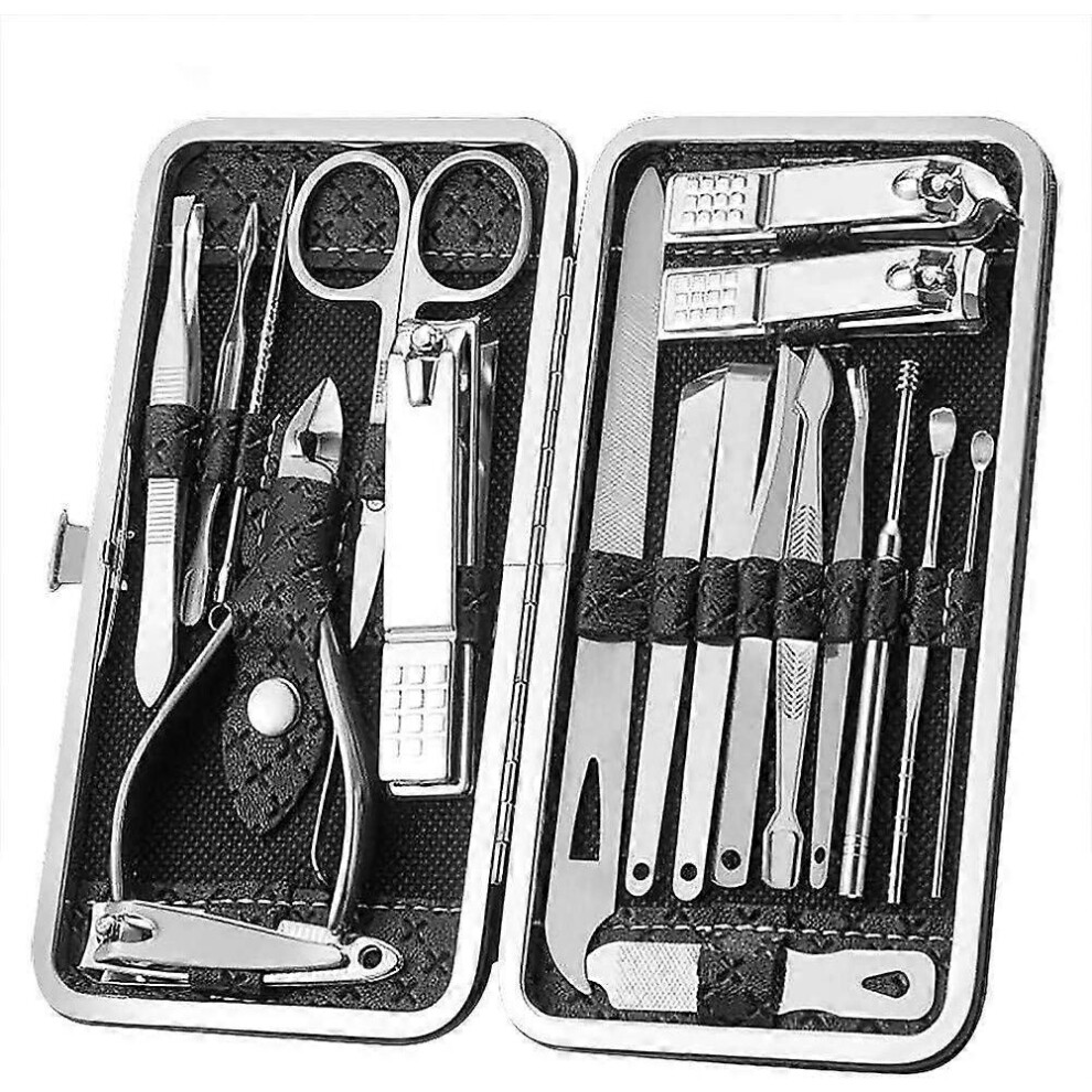 Professional Stainless Steel Nail Clipper Set, Manicure & Pedicure Kit