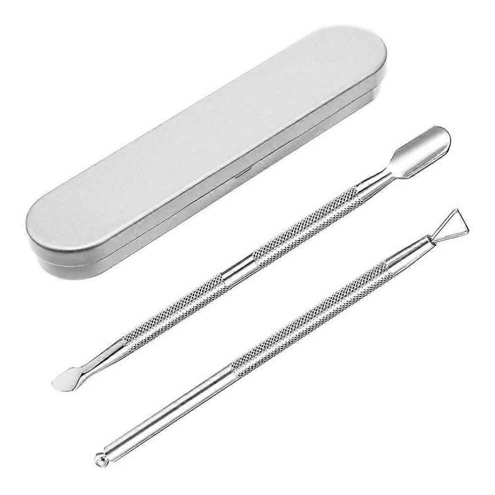 Manicure Tool Set, Professional Nail Care Kit, 10-Piece Pink