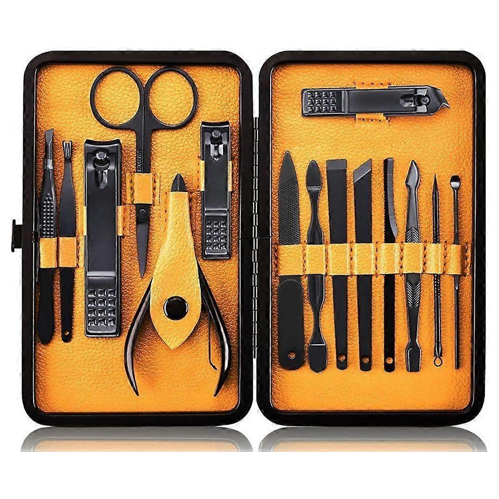 Professional 15pcs Manicure Kit for Women, Nail Clipper & Cuticle Trimmer Set