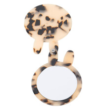 Miroir de maquillage de voyage en forme d'oreilles de lapin Beauty Rabbit